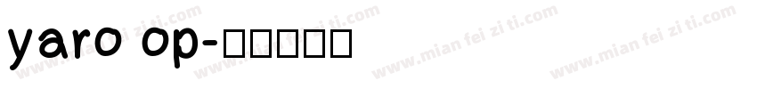 yaro op字体转换